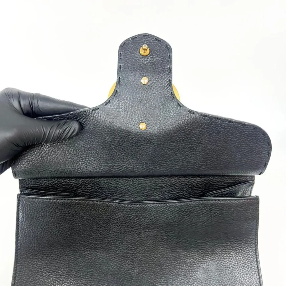 Gucci GG Marmont Small Top Handle Bag Black